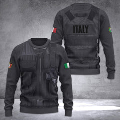 Italy tatical Ugly Sweater Customize 3d printed