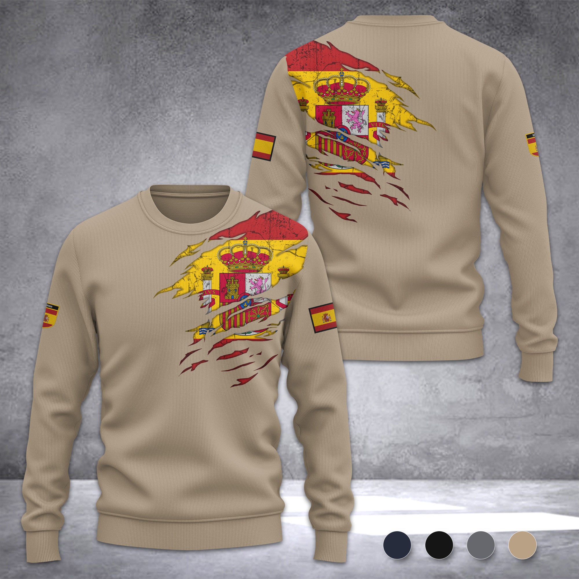 Spain Ugly Sweater Customize 3d printed 2