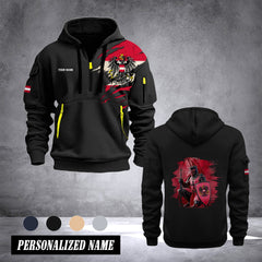 Firefighter Austria customize Hoodie Half Zipper spt