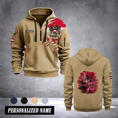Firefighter Austria customize Hoodie Half Zipper spt