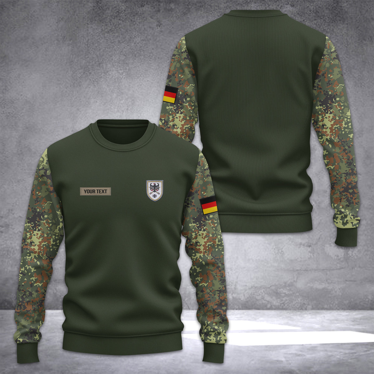 Germany Ugly Sweater Customize 3d printed color camouflag