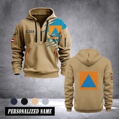 Zivilschutz Austria customize Hoodie Half Zipper DPE