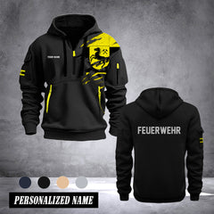 Firefighter Herne Germany customize Hoodie Half Zipper 0909