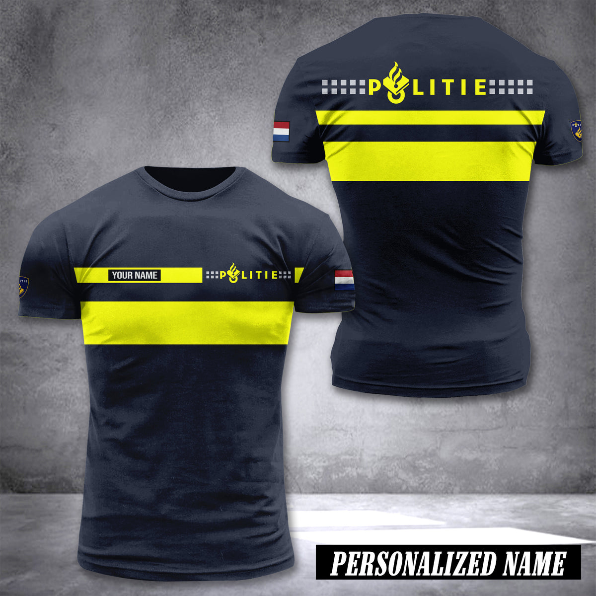 Politie Netherlands customize T-shirt back