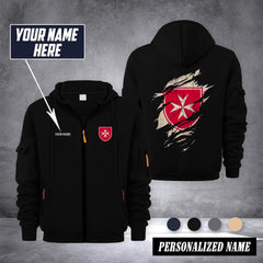 Malteser Hilfsdienst Germany customize Zipper cardigan jacket