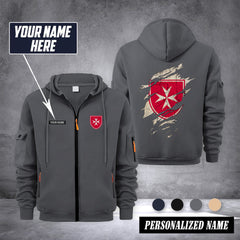 Malteser Hilfsdienst Germany customize Zipper cardigan jacket