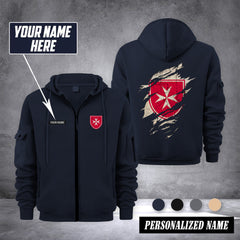 Malteser Hilfsdienst Germany customize Zipper cardigan jacket