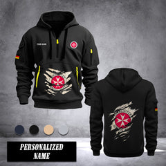 Johanniter Germany customize Hoodie Half Zipper NLG