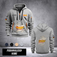 Arbeiter Samariter Bund Germany customize Hoodie Half Zipper NLG