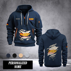 Arbeiter Samariter Bund Germany customize Hoodie Half Zipper NLG