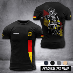 Firefighter Germany customize T-shirt 3d 12