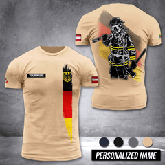 Firefighter Germany customize T-shirt 3d 12