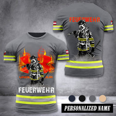 Firefighter Austria T-shirt 3d UAR