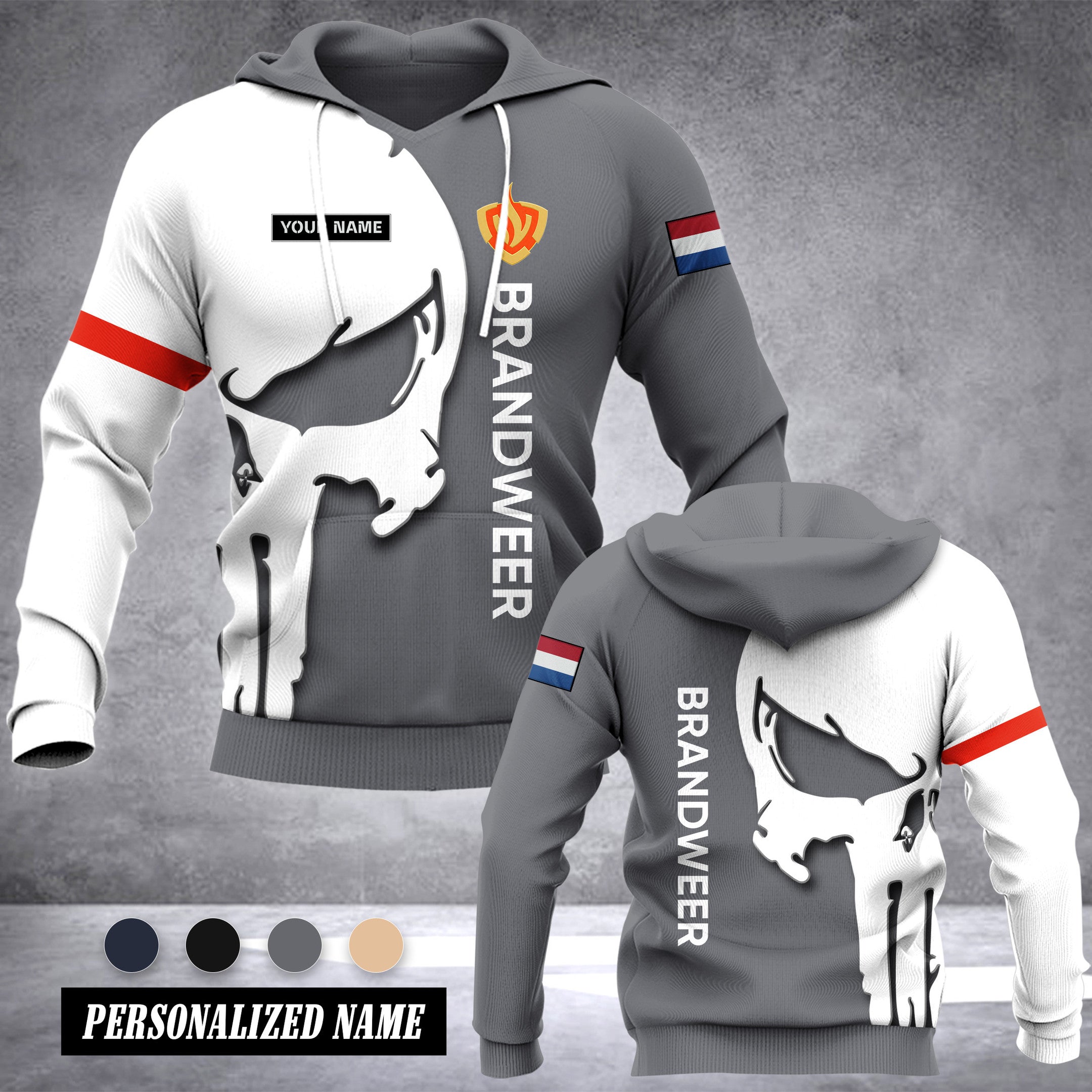 Brandweer Netherlands customize hoodie 192