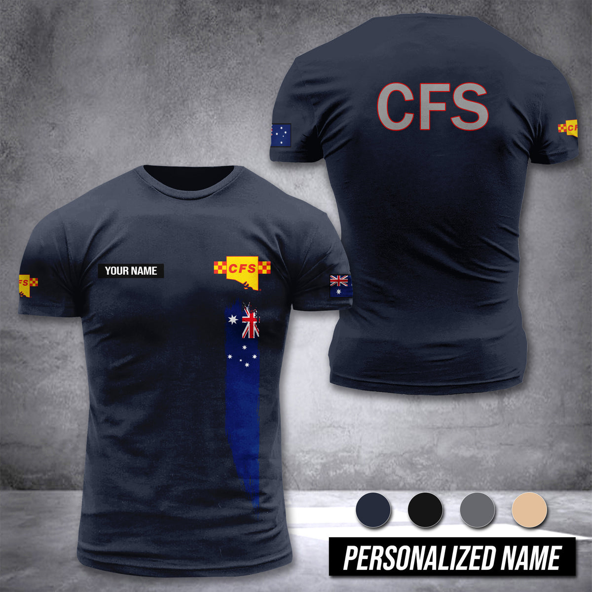 South Australia Country Fire Service customize T-shirt 3d DAH