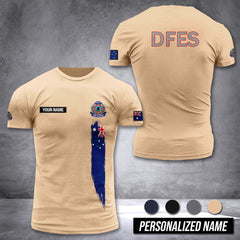 Department of Fire and Emergency Services Australia customize T-shirt 3d DAH