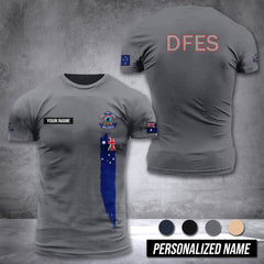 Department of Fire and Emergency Services Australia customize T-shirt 3d DAH