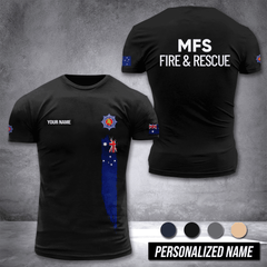 South Australian Metropolitan Fire Service customize T-shirt 3d DAH