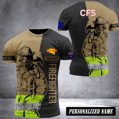 South Australia Country Fire Service customize T-shirt 3d DUC