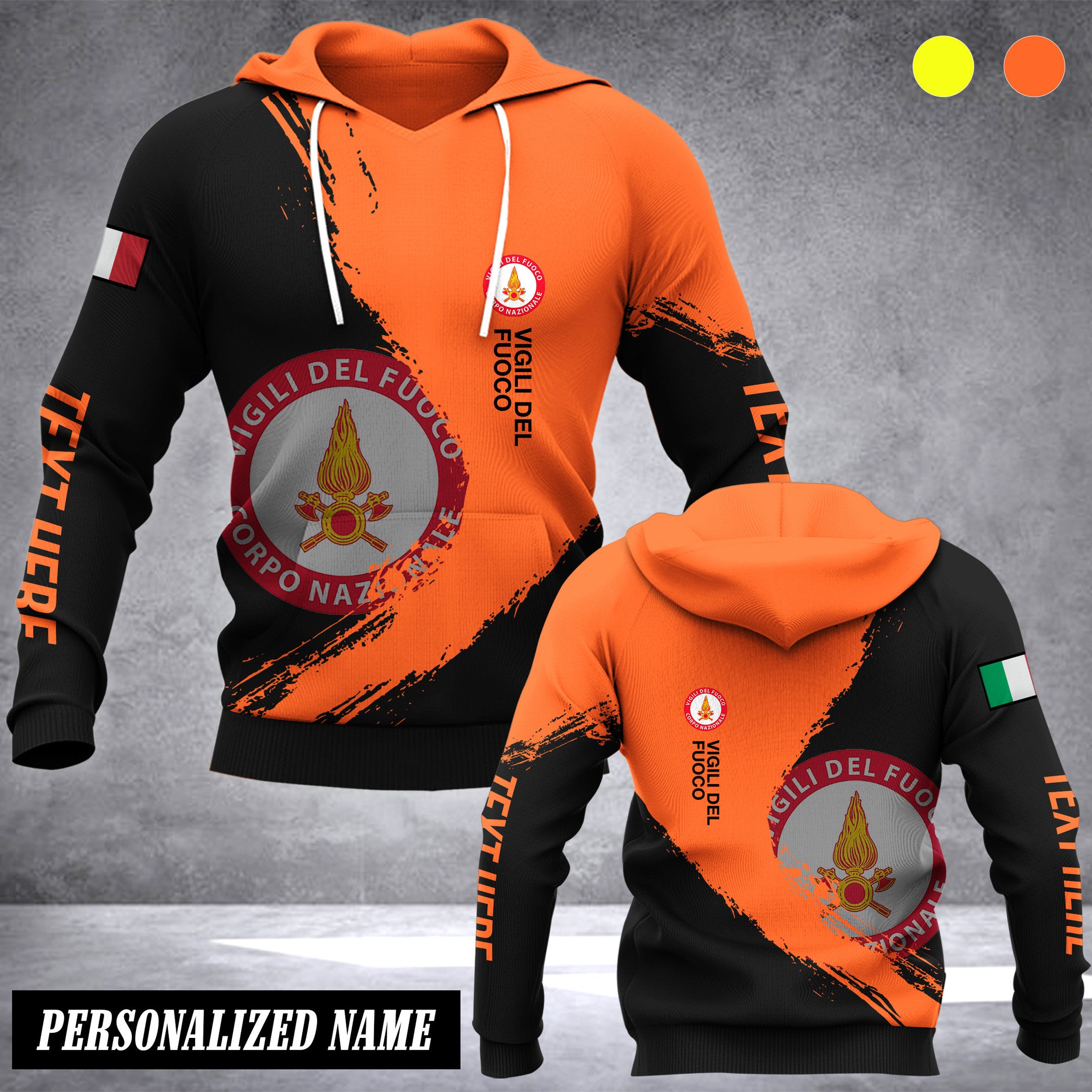 Firefighter Italy customize hoodie 192
