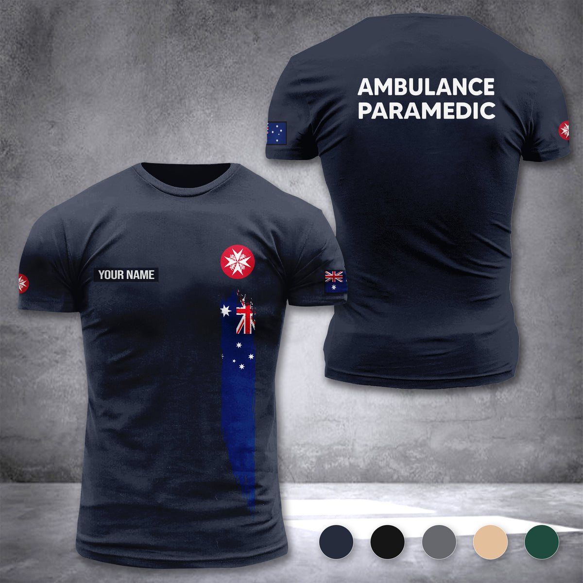 St John WA Service customize T-shirt 3d DAH