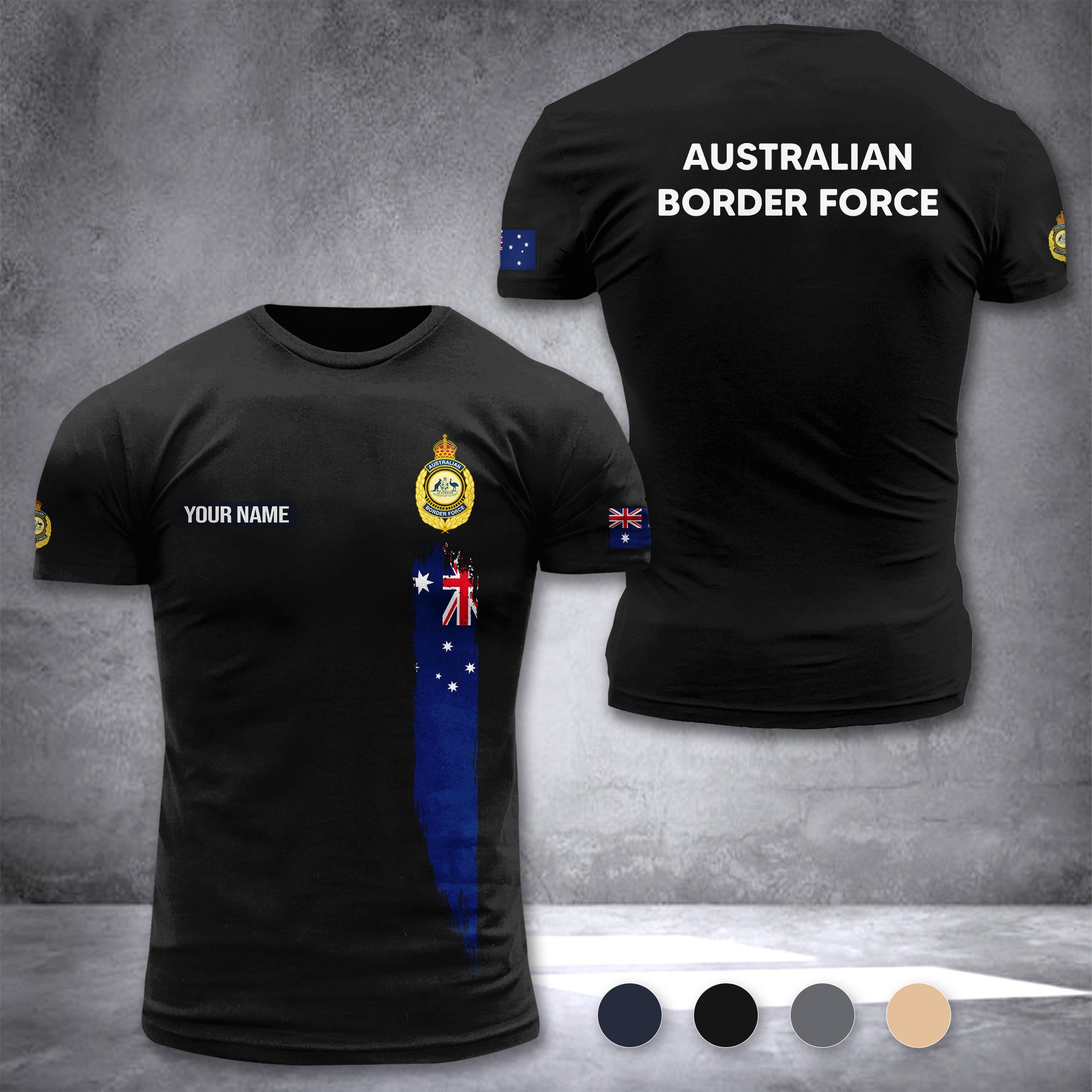 Australian Border Force customize T-shirt 3d DAH