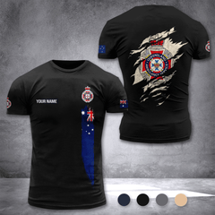 Queensland Ambulance Service customize T-shirt back
