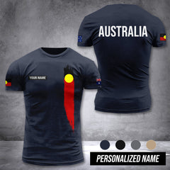 Aboriginal Australians customize T-shirt back