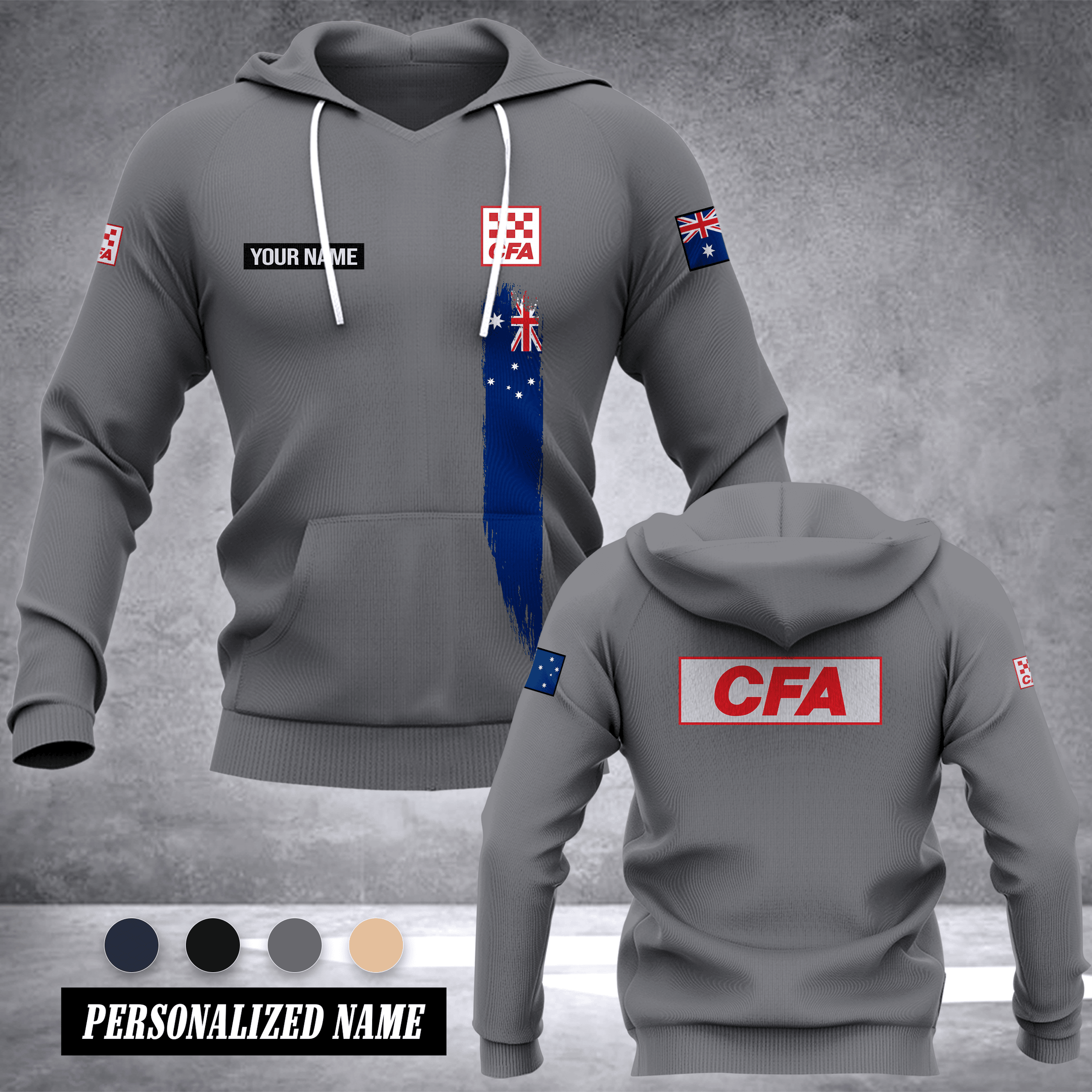 Country Fire Authority Australia customize hoodie 192