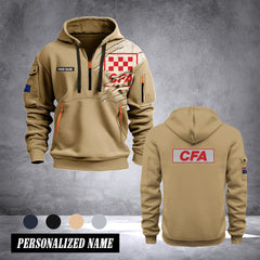 Country Fire Authority Australia customize Hoodie Half Zipper 0909
