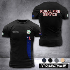 Queensland Rural Fire Service customize T-shirt rack