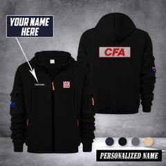 Country Fire Authority Australia customize Zipper cardigan jacket