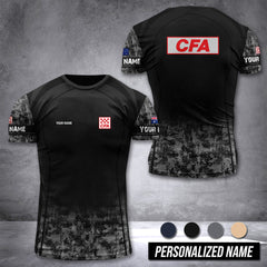 Country Fire Authority Australia customize T-shirt digital camo