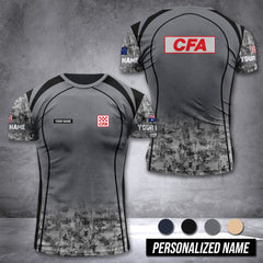 Country Fire Authority Australia customize T-shirt digital camo