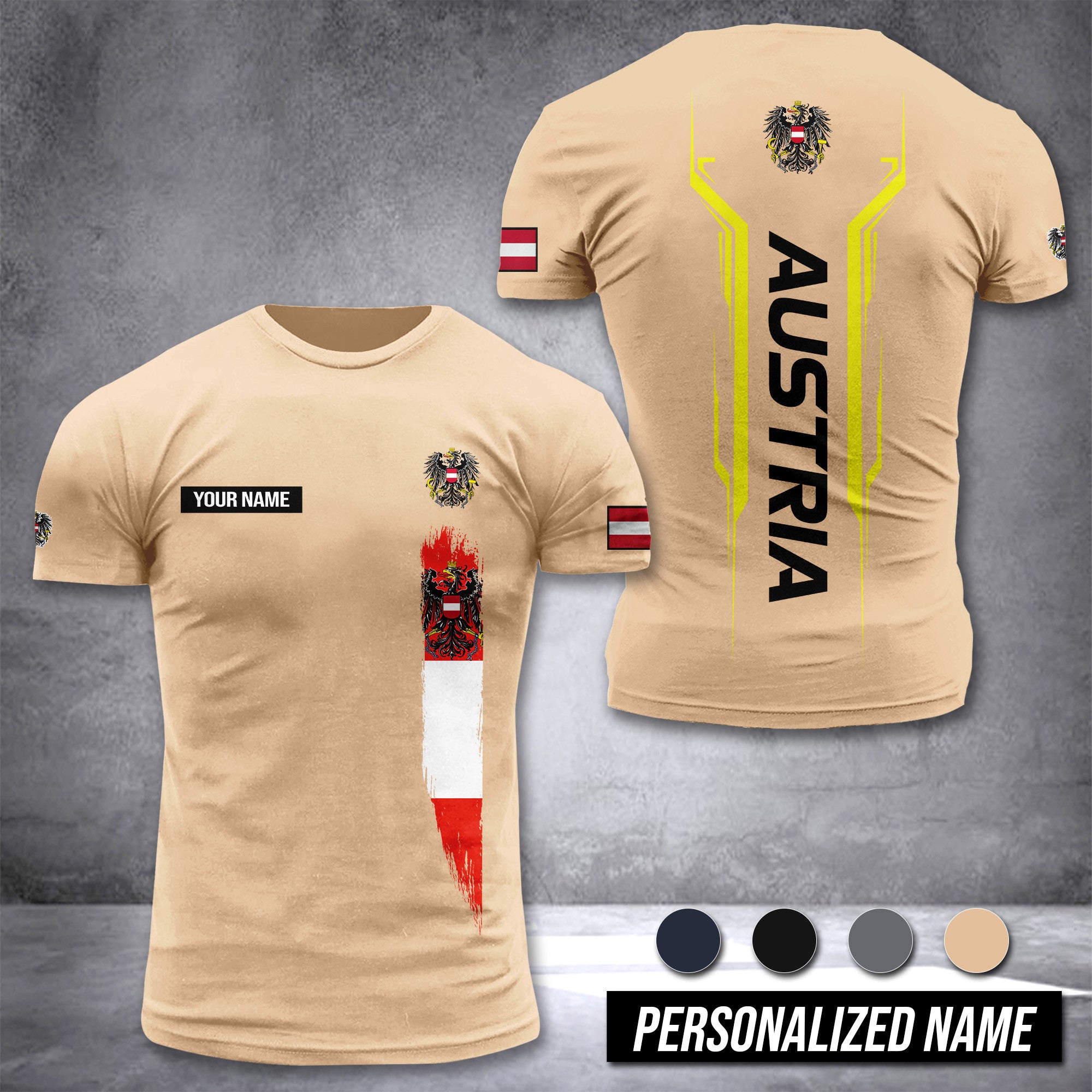 Austria customize T-shirt nte