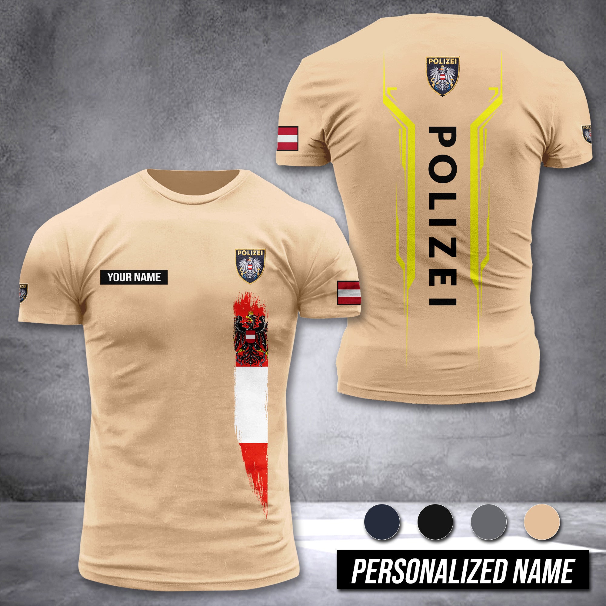 Polizei Austria customize T-shirt nte