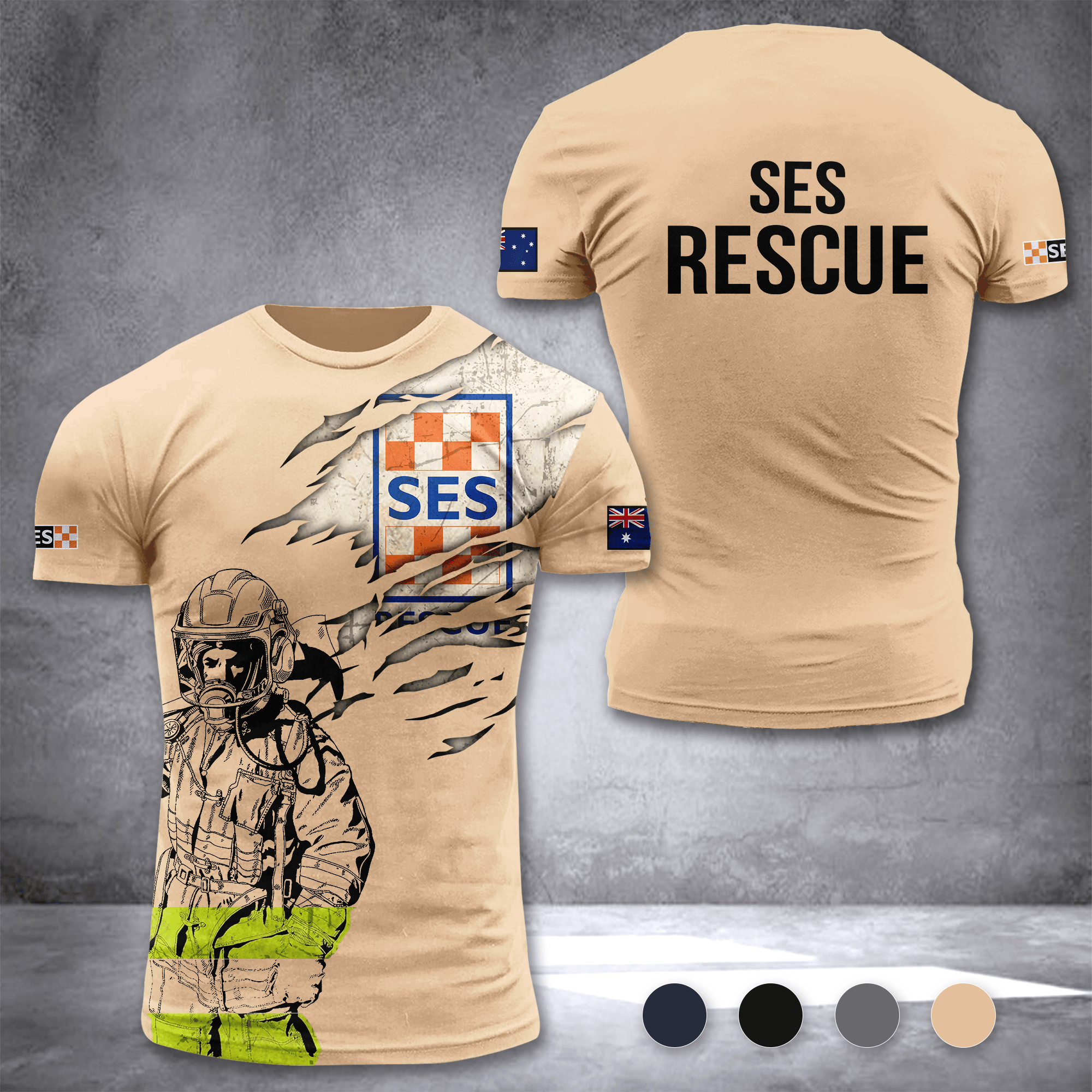 State Emergency Service Australia customize T-shirt 103