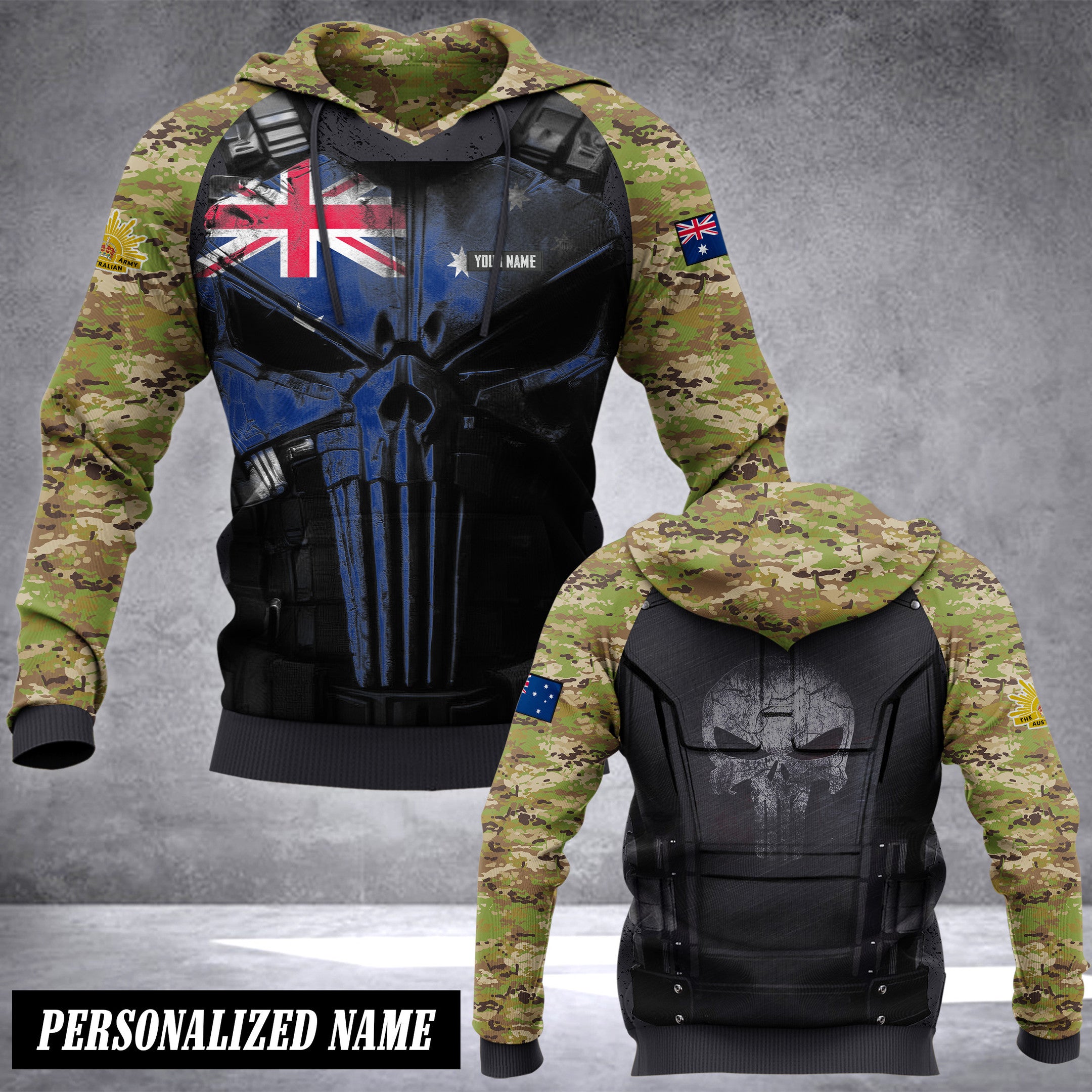 Australian Army customize T-shirt 3d 233