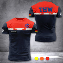 THW Germany customize T-shirt back 145