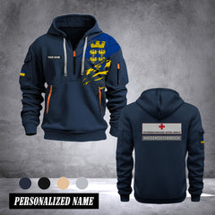 Rotes Kreuz Lower Austria customize Hoodie Half Zipper NLG
