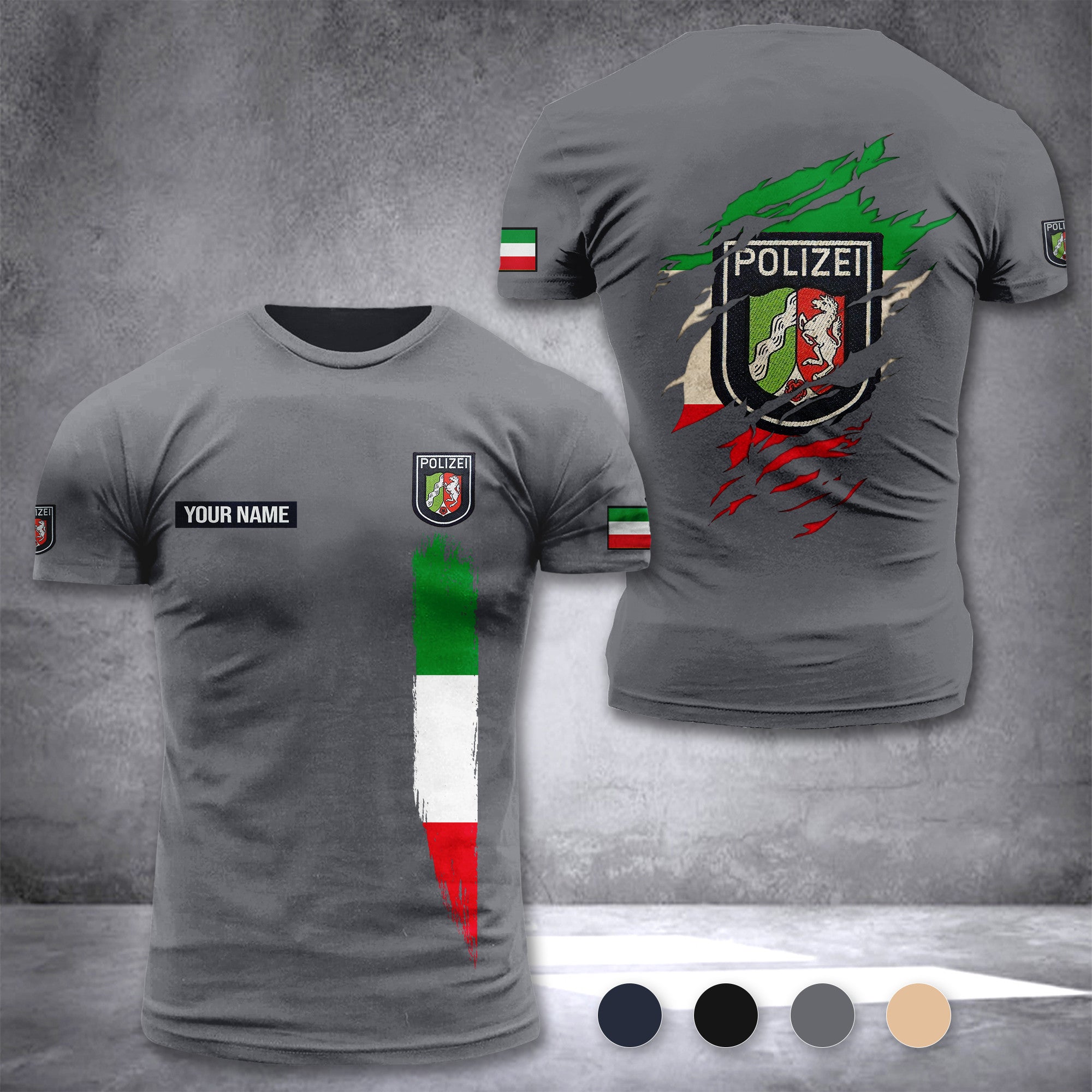 Polizei North Rhine-Westphalia customize T-shirt 433