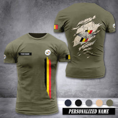Special Operations Regiment Belgium customize T-shirt back