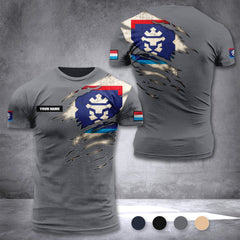 Luxembourg Firefighter customize T-shirt zak