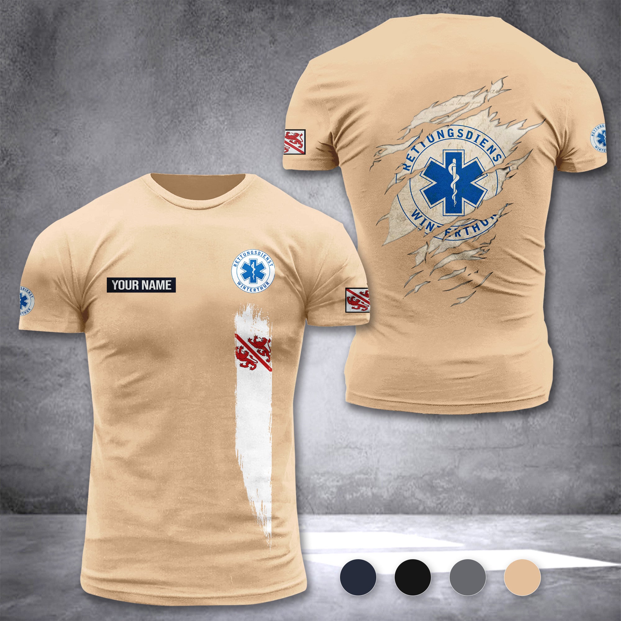 Rettungsdienst Winterthur customize T-shirt zak