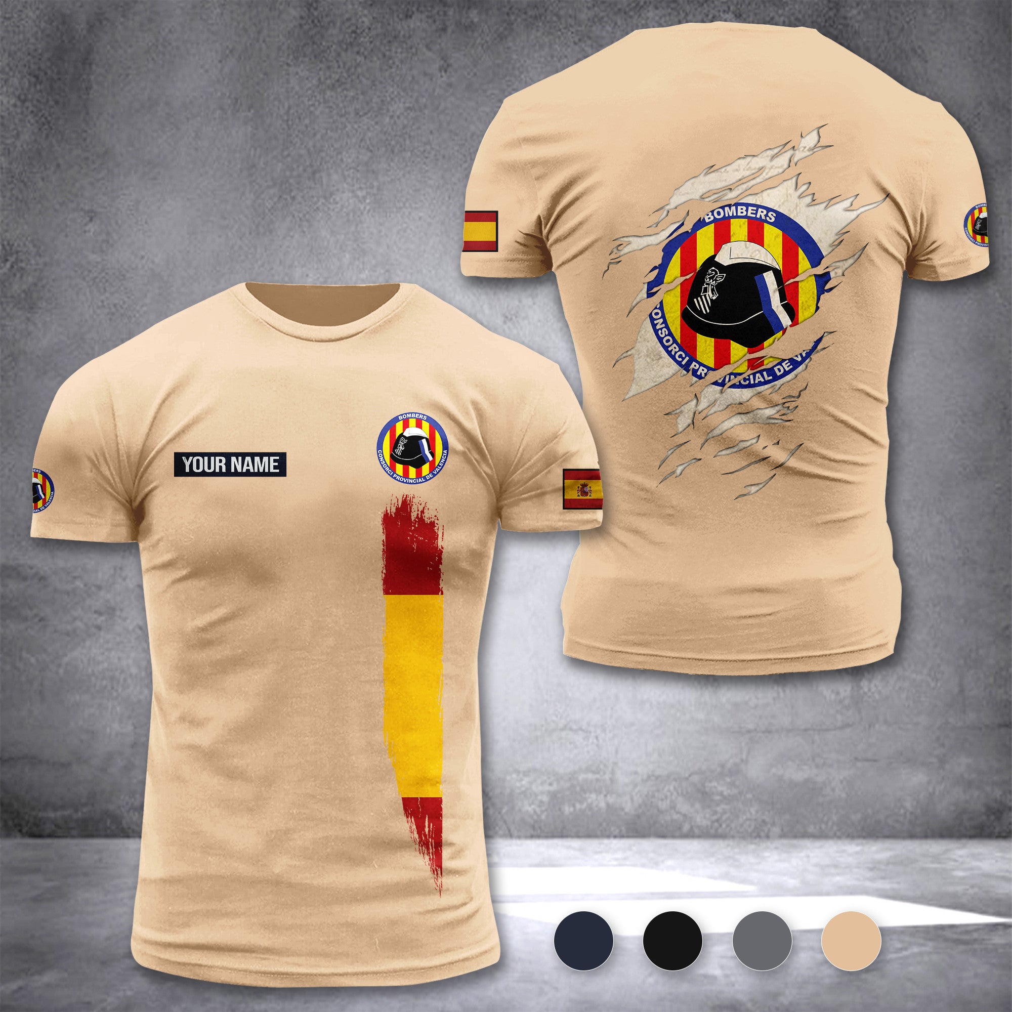 Bombers de València customize T-shirt zak