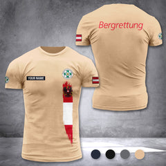 Bergrettung Austria customize T-shirt zak