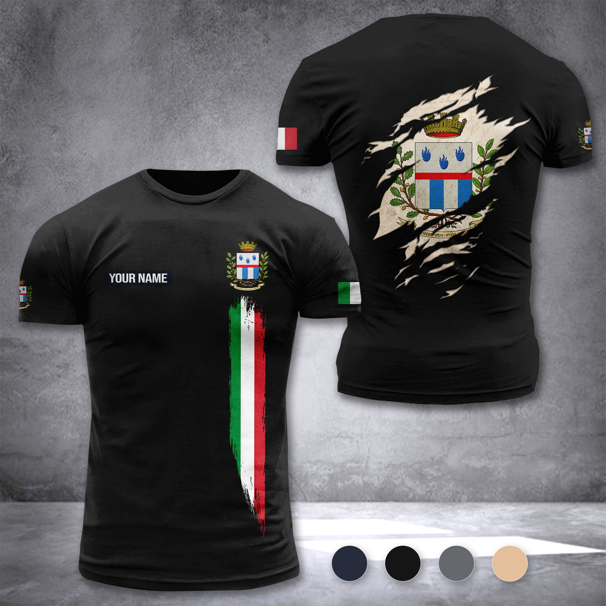 Polizia Penitenziaria Italy customize T-shirt zak