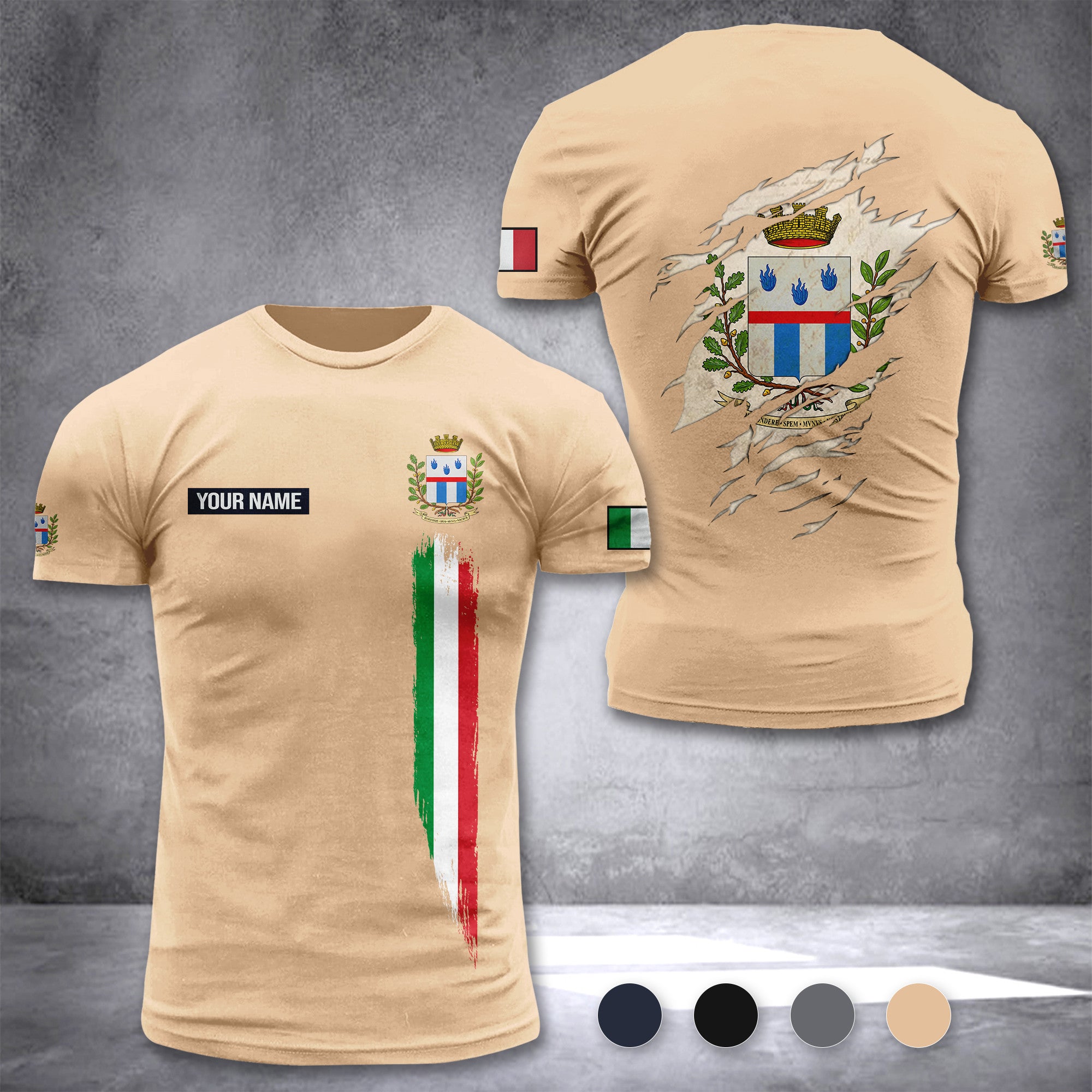 Polizia Penitenziaria Italy customize T-shirt zak