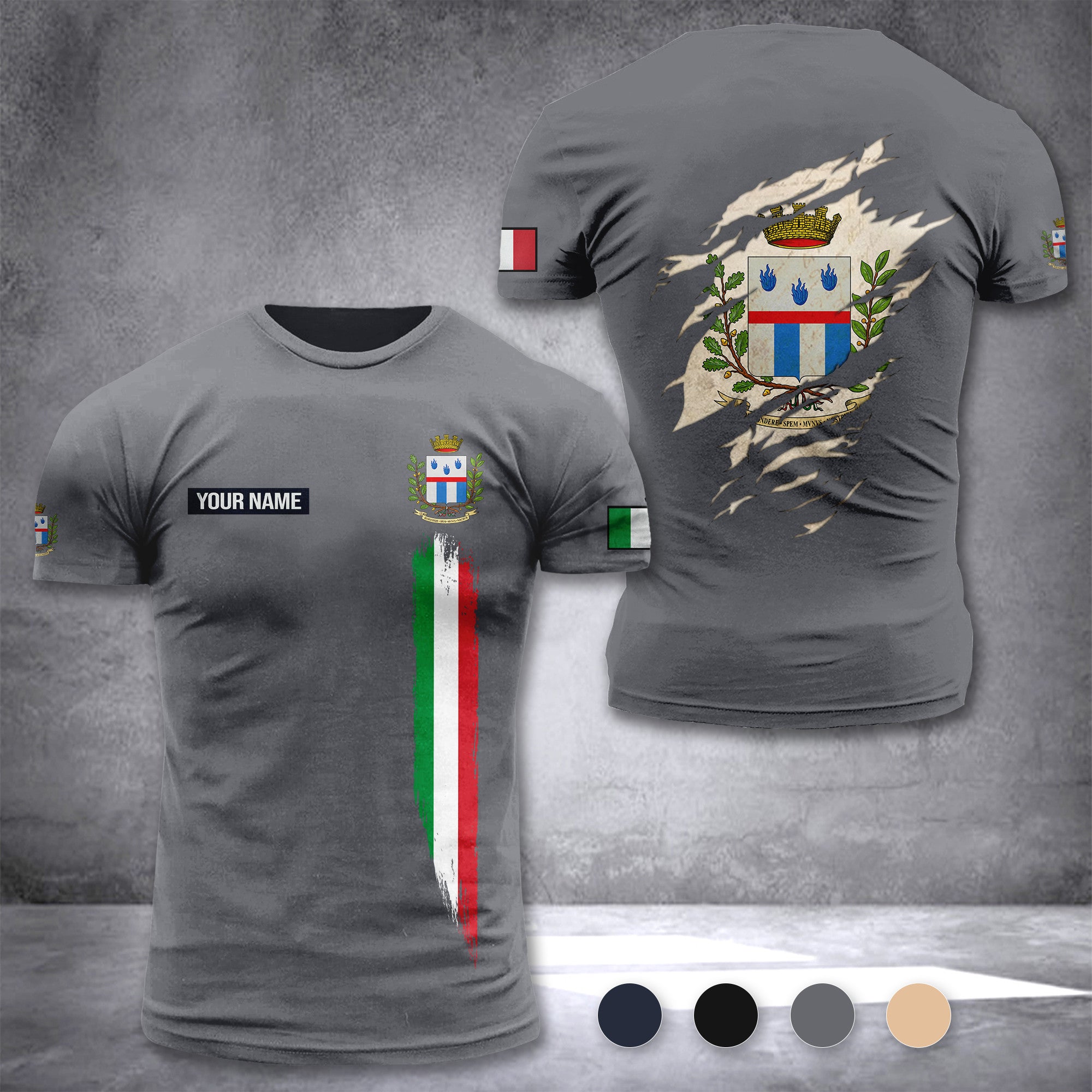 Polizia Penitenziaria Italy customize T-shirt zak