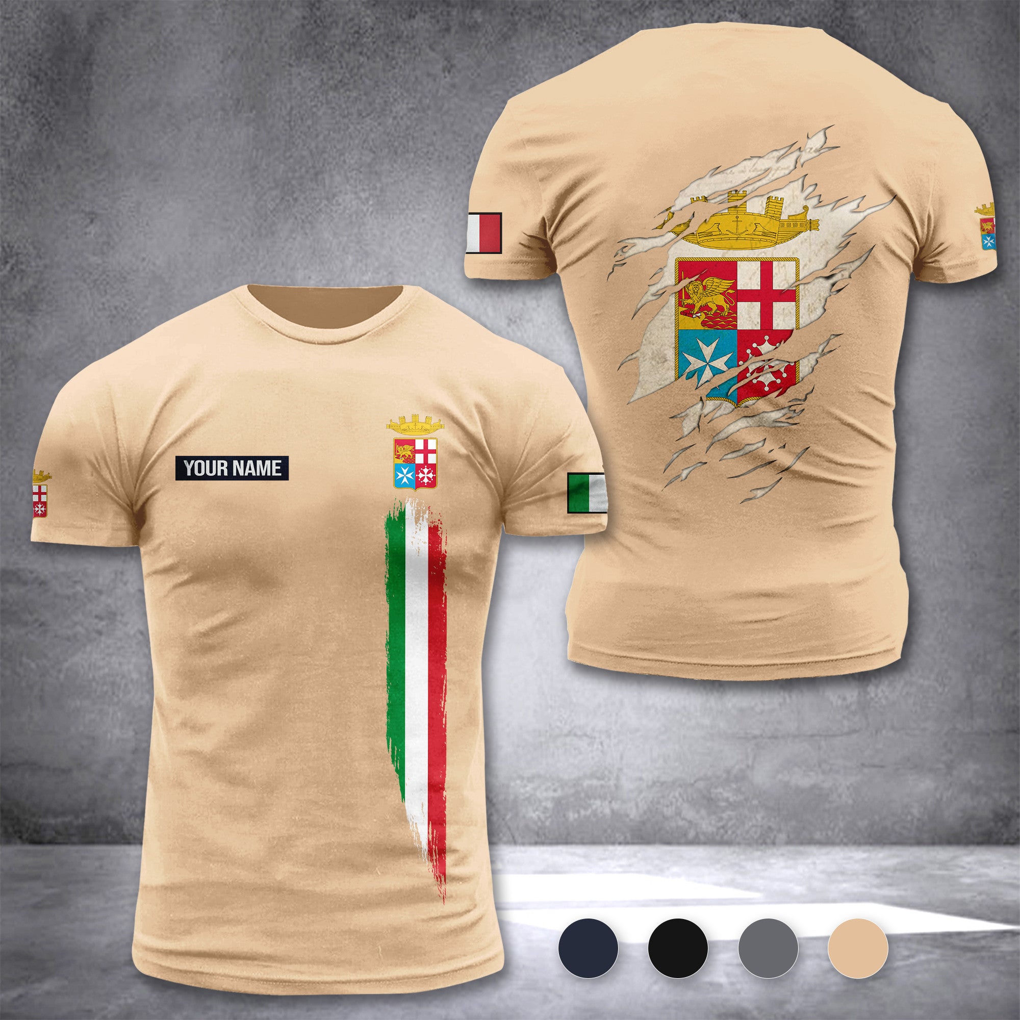 Marina Militare Italy customize T-shirt zak